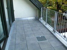 Sanierung einer Terrasse mit Dämmung und neuen Terrassenplatten