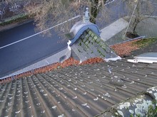 Gaubendach und -wangen gedämmt und mit Kunstschiefer wieder eingedeckt